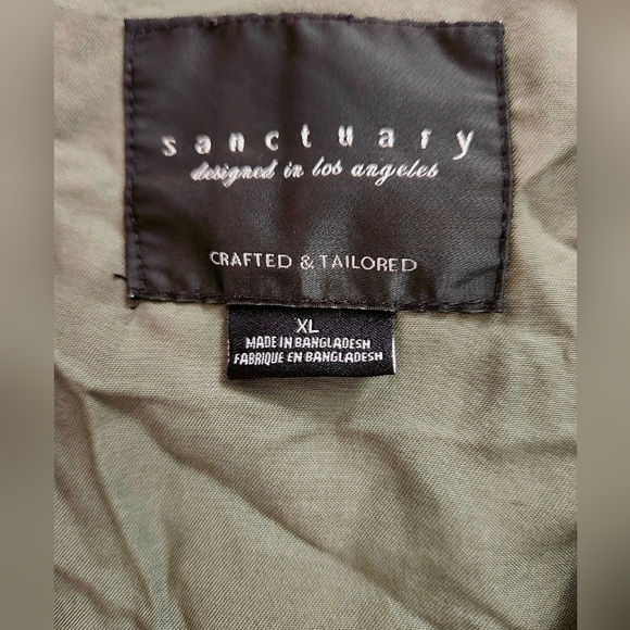 Sanctuary Olive Utility Drawstring Jacket - Picture 3 of 4